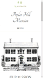 Mobile Screenshot of poplarhillmansion.org